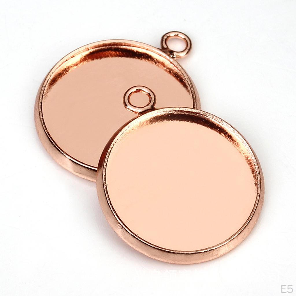 20 Cabochon Base Tray Setting Bezel Blank Fit DIY Jewelry Making Craft