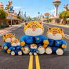 Zootopia Judy and Nick Plush Toy Set - Chubby Fox and Leopard Police Officer Dolls
