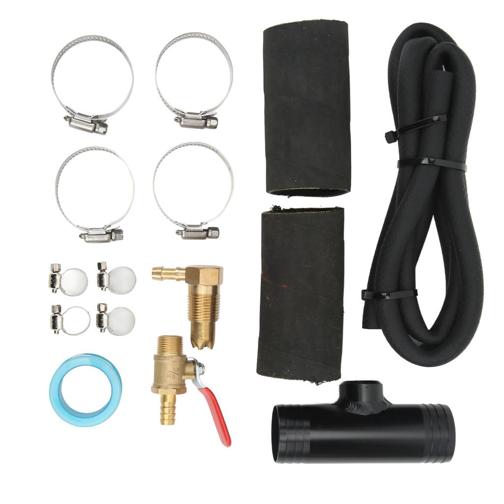 Auxiliary Transfer   Connector Kit with Fuel Pipe Connector Tee Clamp 11025 Replacement for       Trucks