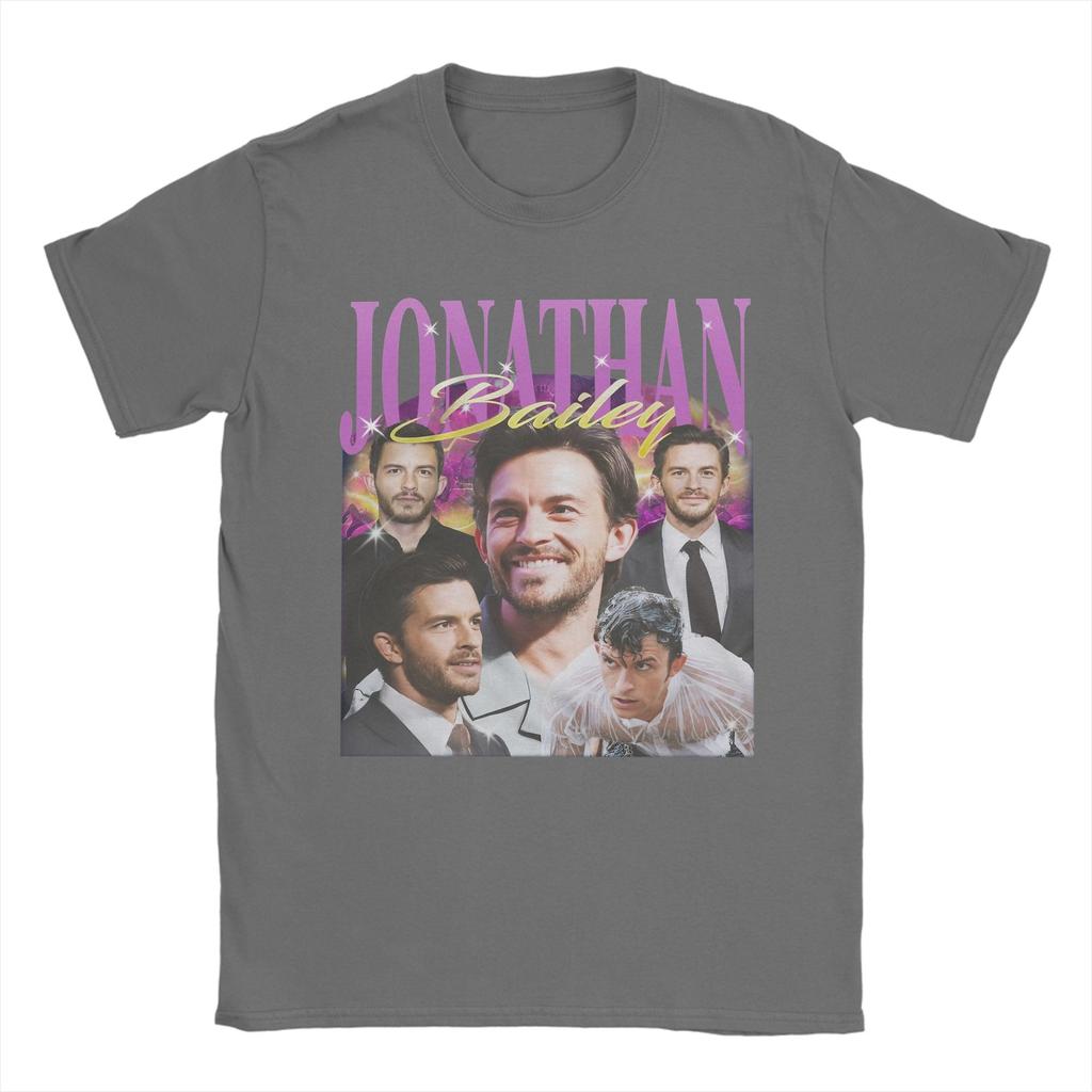Unisex s Jonathan Bailey Actor T Shirt Cotton Clothing Awesome Short Sleeve Round Collar Tees Plus Size TShirt