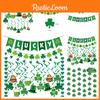 St.patrick's Day Party Supplies Clover Flag Ball Bar Bar Atmosphere Decorations