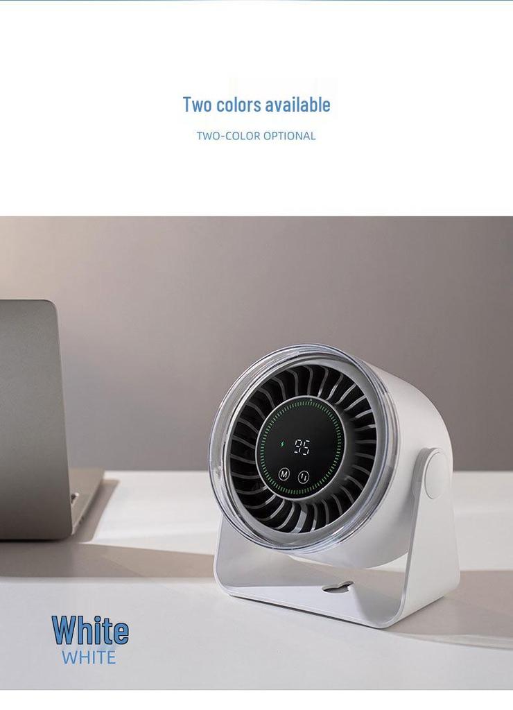 Weilexing Stepless Speed Digital Display Touch Desktop Fan