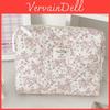 Cotton Corduroy Makeup Bag With Floral Pattern And Breathable Design For Daily Use
