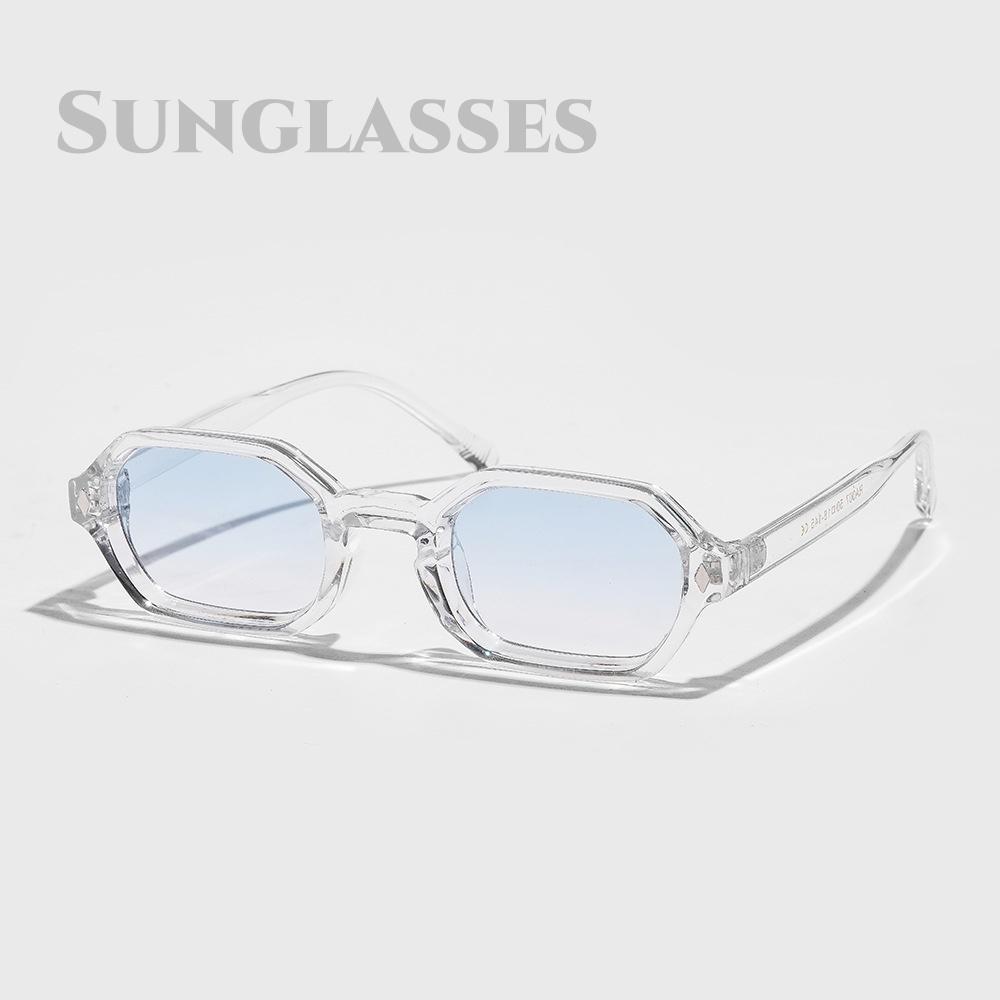 European American Rivet Style Sunglasses Fashion Retro Small Box UV Resistant Sun Glasses for Street Photography
