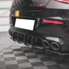 Diffusore Posteriore Stile Maxton Per Mercedes Classe CLA C118 CLA35 CLA45 AMG 2019-2024 Splitter Flusso d'Aria Posteriori Nero Lucido Accessori