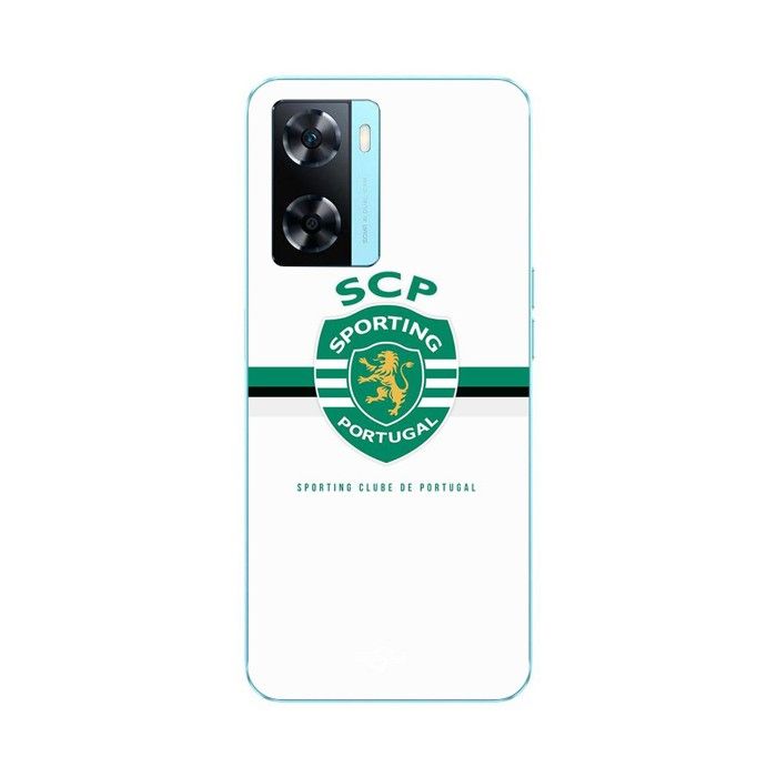 Coque pour Oppo A57s 4G SCP SPORTING PORTUGAL FOND BLANC