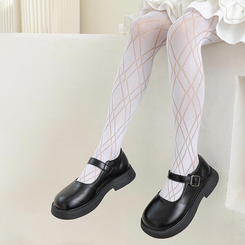Thin Breathable Baby Girls Tights Kids Dance Stocking Sock Children School Uniform Tights Princess Lolita Lace Pants Pantyhose