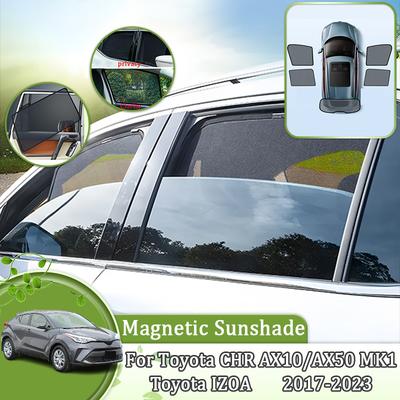 Protetor Solar Magnético para Carro Para Toyota CHR AX10 MK1 2017 2018      Visores de Sombreamento Anti-UV de Privacidade Peças Acessórios