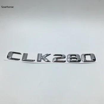 3D ABS For Mercedes-Benz W209 CLK Class CLK55 CLK63 CLK200 CLK220 CLK230 CLK550 Emblems Tail Logo Chrome Stickers Accessories