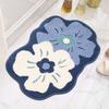 Ins Flower And Flower Fleece Carpet Entryway And Bathroom Anti Slip Durable Water Absorbent Mat Cute Home Decor