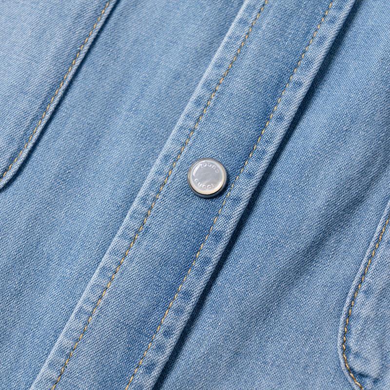 GUCCI Short Sleeve Denim Shirt 729938-XDCC2-4447