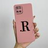 For Samsung Galaxy Note10 Lite Case SM-N770F 6.7'' Cute Initial Letters Cover Soft TPU Phone Case For Samsung Note 10 Lite Bags