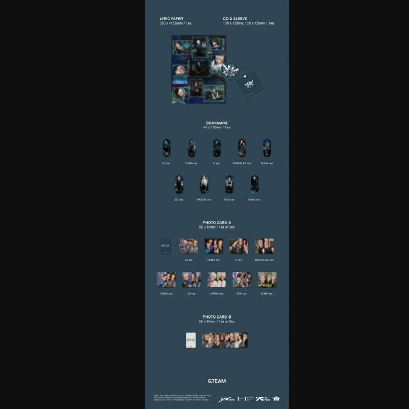 [Pre-order] [LUCKY DRAW] &TEAM - 1st Mini Album [Back to Life] ROAR ver.