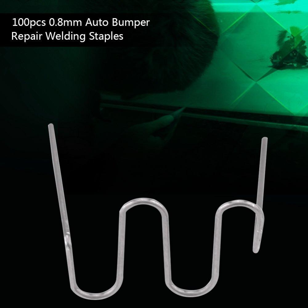 500Pcs Solid Welding Staples Rustless Steel Wave Hot Staples Sturdy Staples  Repair Machine