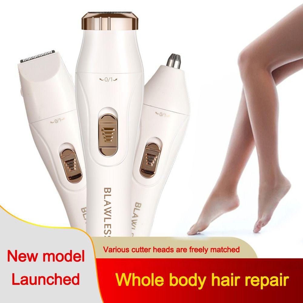 Rechargeable Bikini Trimmer Cordless Women's Hair Remover for Armpit Face Leg Hair