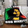 Bob Marley Blanket Comfortable Great for Picnics Office Chair Bedding for All Seasons Digital Print Perfect Gift for Relatives and Friends