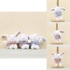 Animal Plush Toy Featuring Short Pile Fabric And Cute Bunny Design