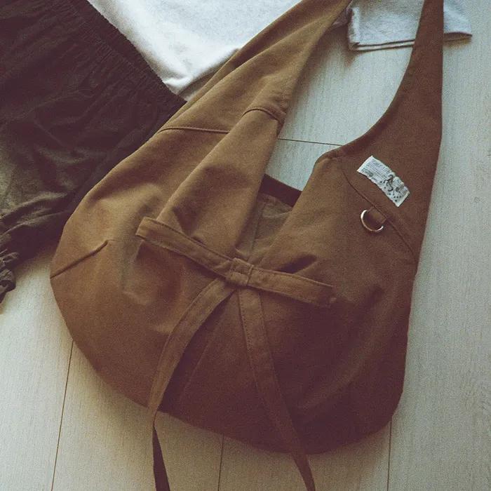 [2nd Restock]_Bow Canvas Bag - Kiwi