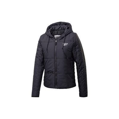 Hooded Zipper Running Sports Cotton Jacket Women Jackets Black FT0652