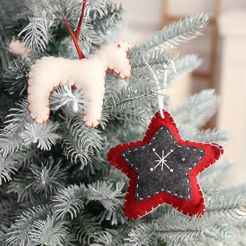 Lollipop Tree Christmas Ice Cream Shape Decor With Hanging Toys For Holiday