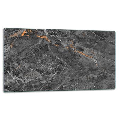 GLASS CUTTING BOARD 52x30 BLACK MARBLE