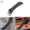 Copertura Maniglia Porta Interna Sinistra Auto Cucita a Mano Filo Rosso Blu Copertura Rivestimento in Pelle Scamosciata Per BMW Serie 3 E90 E91 325 330
