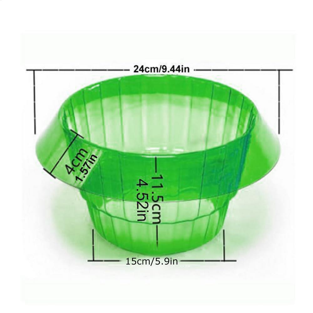 

10 шт. Воротники для улиток Воротники для защиты растений от слизней Защита растений от улиток Зеленый кашпо Цветочный горшок Ловушка для борьбы с вредителями Сад зелёный