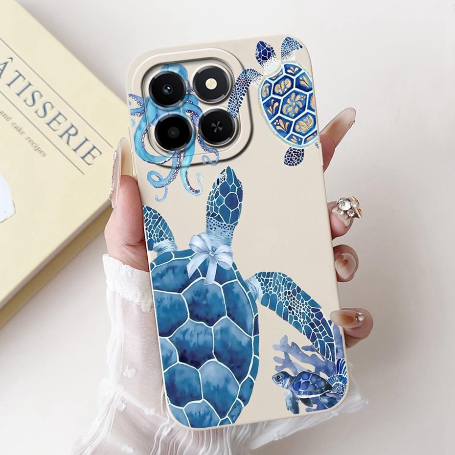 Cute Cartoon Phone Case For Honor X6c Soft Silicone Shockproof Cover For Honor X6C 4G NIC-LX1 LX2 LX3 Cases Bumpers