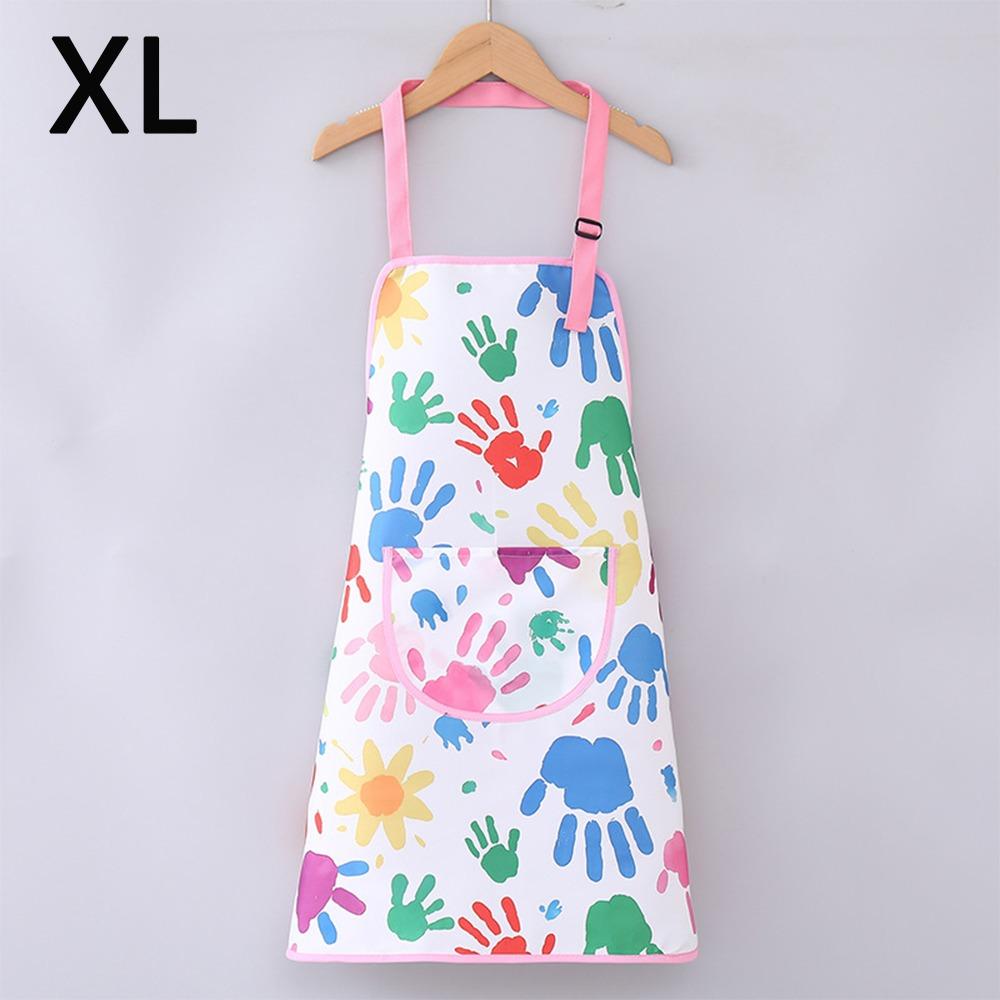 New Polyester Kids Painting Apron Waterproof Long Sleeved Cooking Apron Cosplay Costume Art Bibs