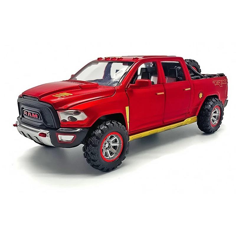 1/32 Dodge RAM TRX Diecast Alloy Model Car Miniature Pickup Off-Road for Children Collection Kids Metal Vehicles Boys Hot Toys