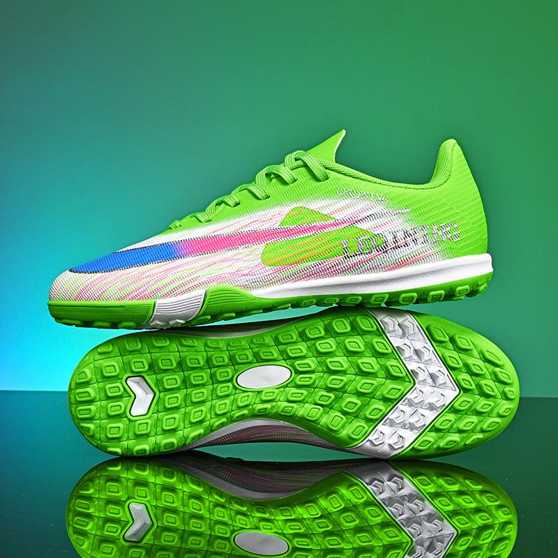 New Men Football Boots Outdoor Breathable Training Adult Cleats Soccer Shoes Sport Match Boys Non Slip Long Spikes Comfortable