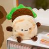 Creative Cartoon Chinese Hamburger Plush Toy Kawaii Stuffed Vegetable Leaves Meat Doll Funny Room Bag Decoration Birthday Gift