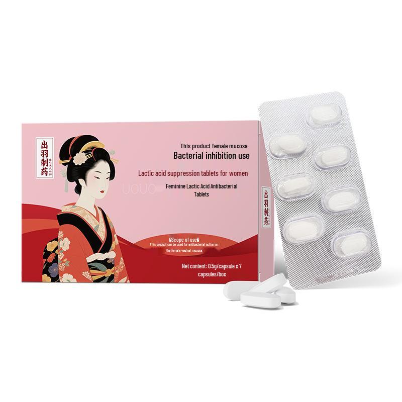 Dewa Pharmaceutical Feminine Milchsäure-Antibiotika-Tabletten zur Linderung von Juckreiz und Geruch - Sanfte Vaginalpflege