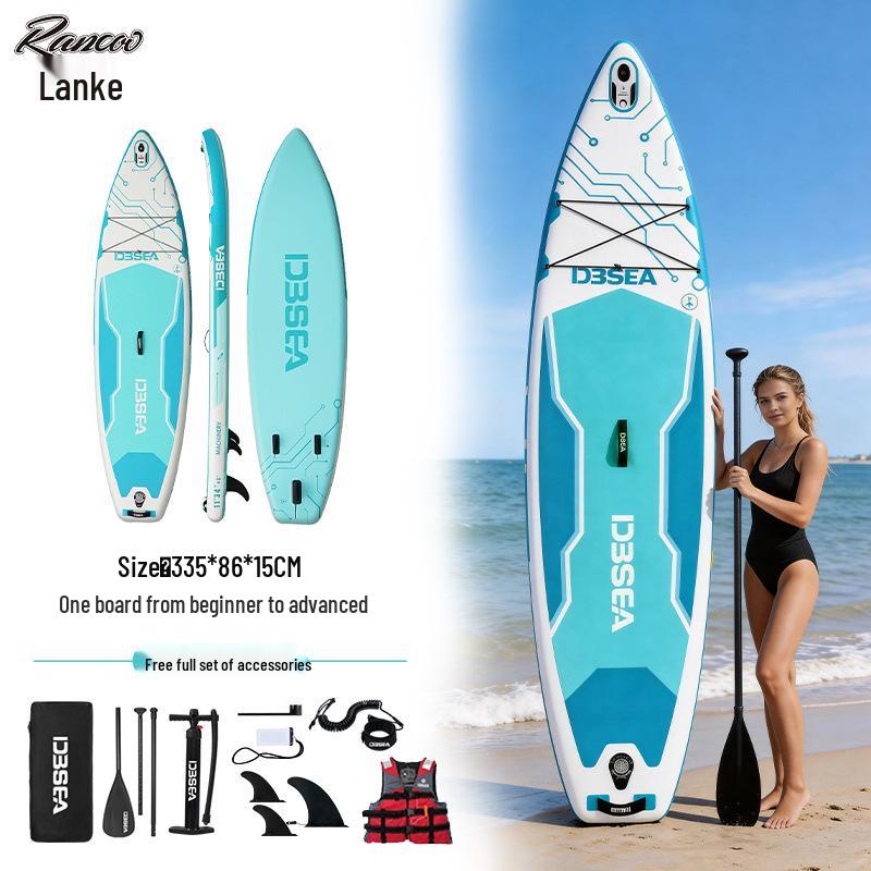 Lanko Inflatable Paddle Board - Universal PVC SUP for Surfing & Paddling