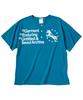 Eontaiteulseoul Unicorn Henley Neck Crop Short Sleeve Full Blue