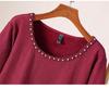 Plus Size Women's Winter Lace Dress with Fleece Lining – Elegant, Slimming, and Warm
