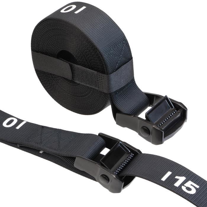 Anneaux de gymnastique - ALPIDEX - Fixation de porte - Sangle de sécurité - 300 kg - Mixte