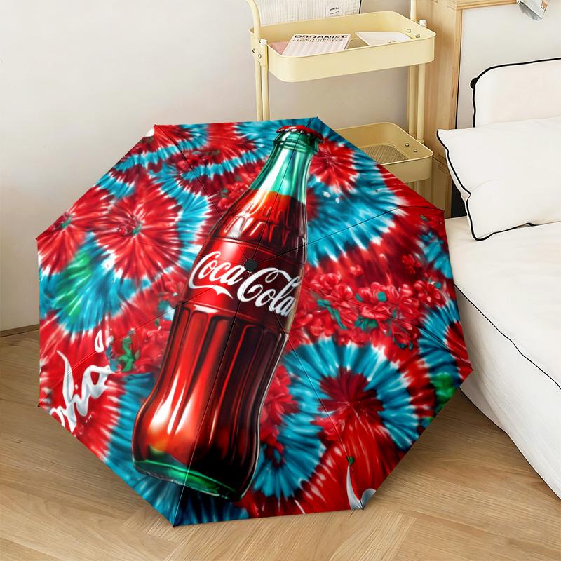 Christmas Gift Halloween Theme Bear Truck Coca Cola umbrella is suitable for all seasons, including home travel and outdoor activities Y17