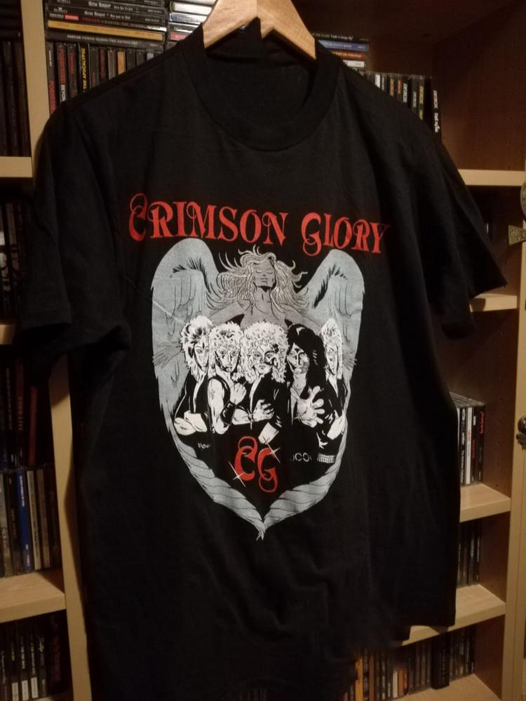 

Crimson Glory Angels Of War Tour Unisex T-Shirt Full Size S To 5XL Unisex T-Shirt XXL