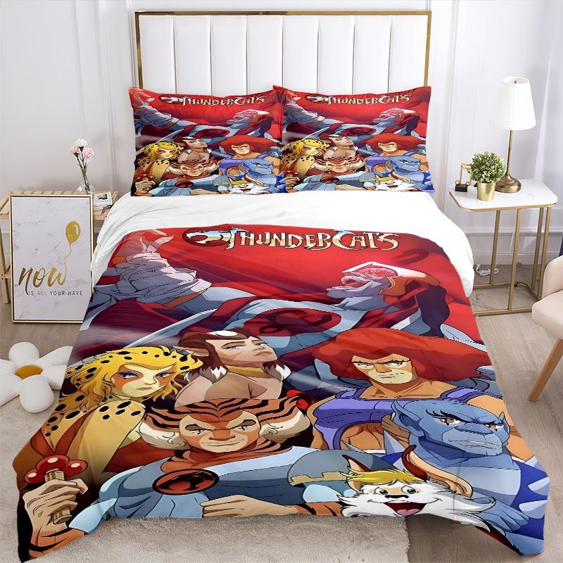 3pcs Thundercats Bedding Set. Soft and Comfortable with No Core Included (1x Duvet Cover + 2x Pillow Covers) yy251031055