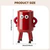 Easy-to-move Kitchen Bin, Simple Design, Tall And on Wheels, Ideal for A Student Room Or Dormitory.