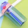 Leak Proof Training Cup for Kids Cartoon Sippy Cup, 470ml Water Bottle with Straw Adjustable Strap, Pop Up Portable Crossbody Drink Container Lid Flip