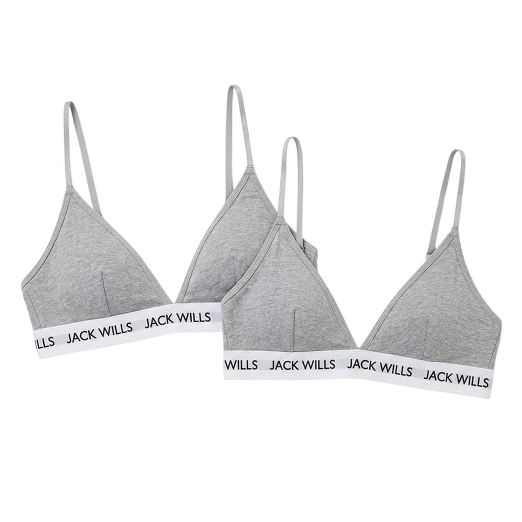 Jack Wills Womens/Ladies Biddstone Bralette (Pack of 2)