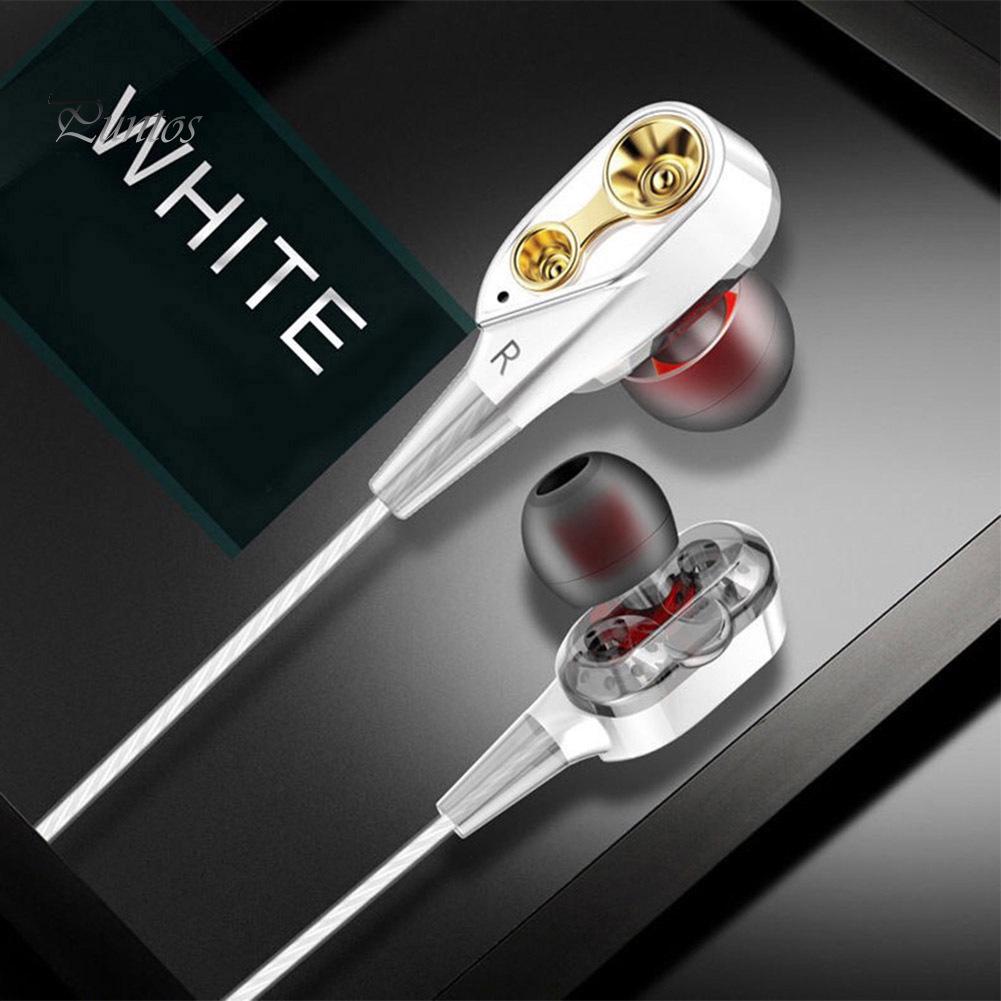 Moving Coil Iron 3.5mm Universal In-Ear Wired Earphone HiFi Stereo Music Headset