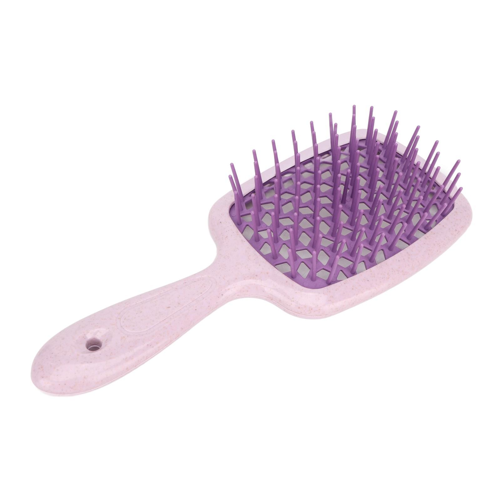 

Расческа для волос Vent Hair Brush Professional для мужчин и женщин Paddle Detangling Brush Styling Tool для быстрой сушки феном темно-фиолетового