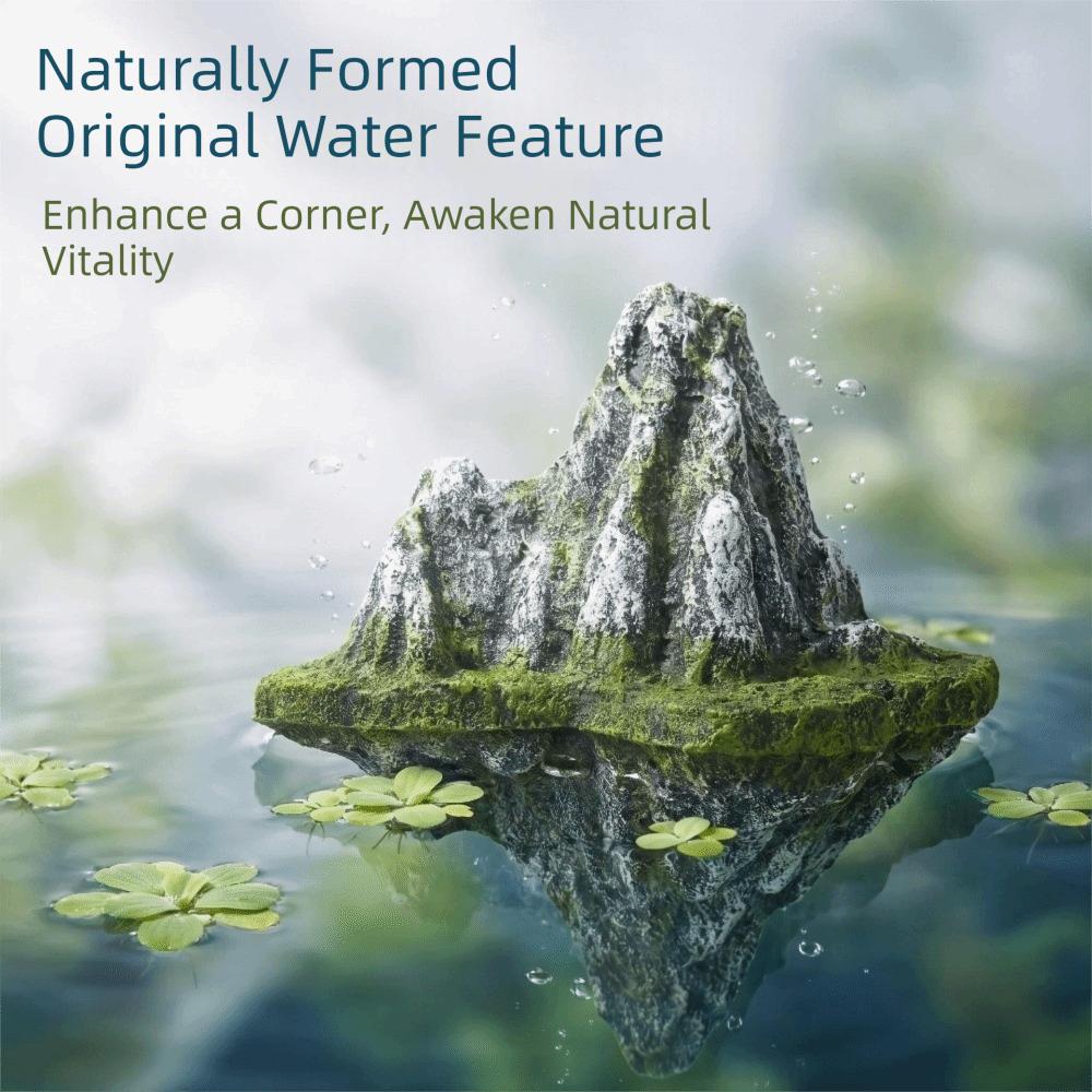 Realistic Rockery Simulation Suspended Stone Handmade Landscaping Stone Desktop