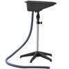 Portable Shampoo Bowl, Shampoo Sink with Adjustable Height & Angle, Salon Hair Wash Sink with Drain Hose and Star-Shaped Support Base for Barbershop