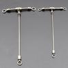 10Pcs High Strength Rolling Round Bearing Snap Fishing Barrels Swivels with Locking Snap Fishing Baits Connectors Clip