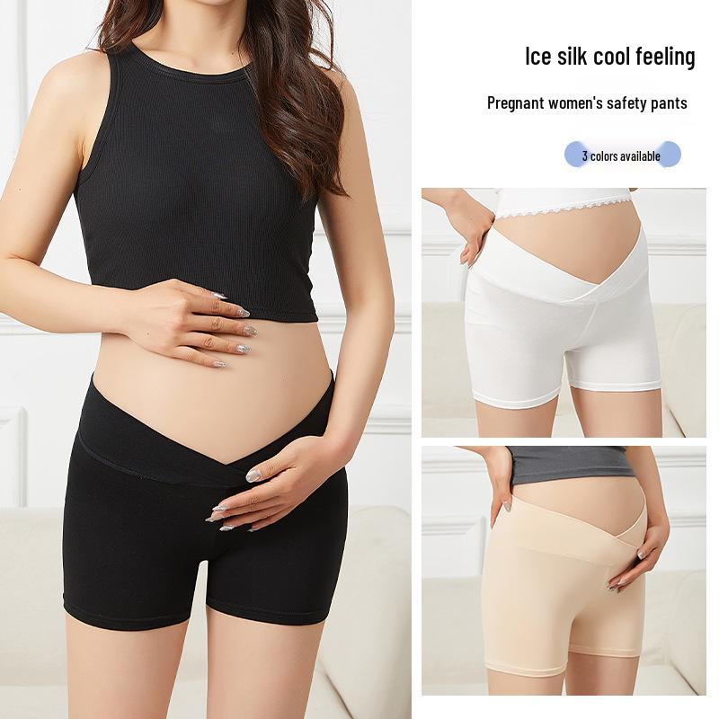 Women's Antibacterial Maternity Safety Leggings Shorts