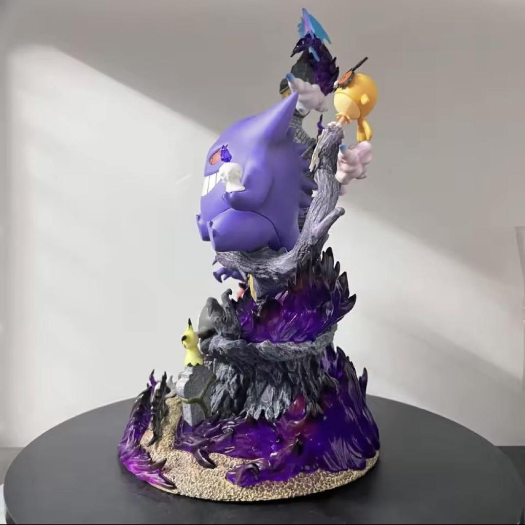 [USED] Pokemon Ghost-Type Diorama Figure, Made in Japan, 31cm Long